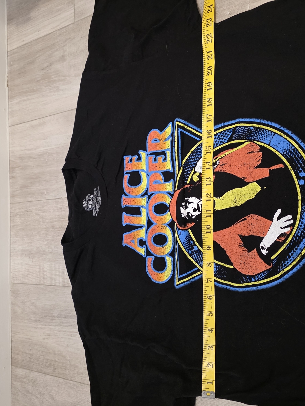 Alice Cooper Graphic Band T-Shirt Black XL/TG Vintage Style Rock Concert Tee - Picture 6 of 7
